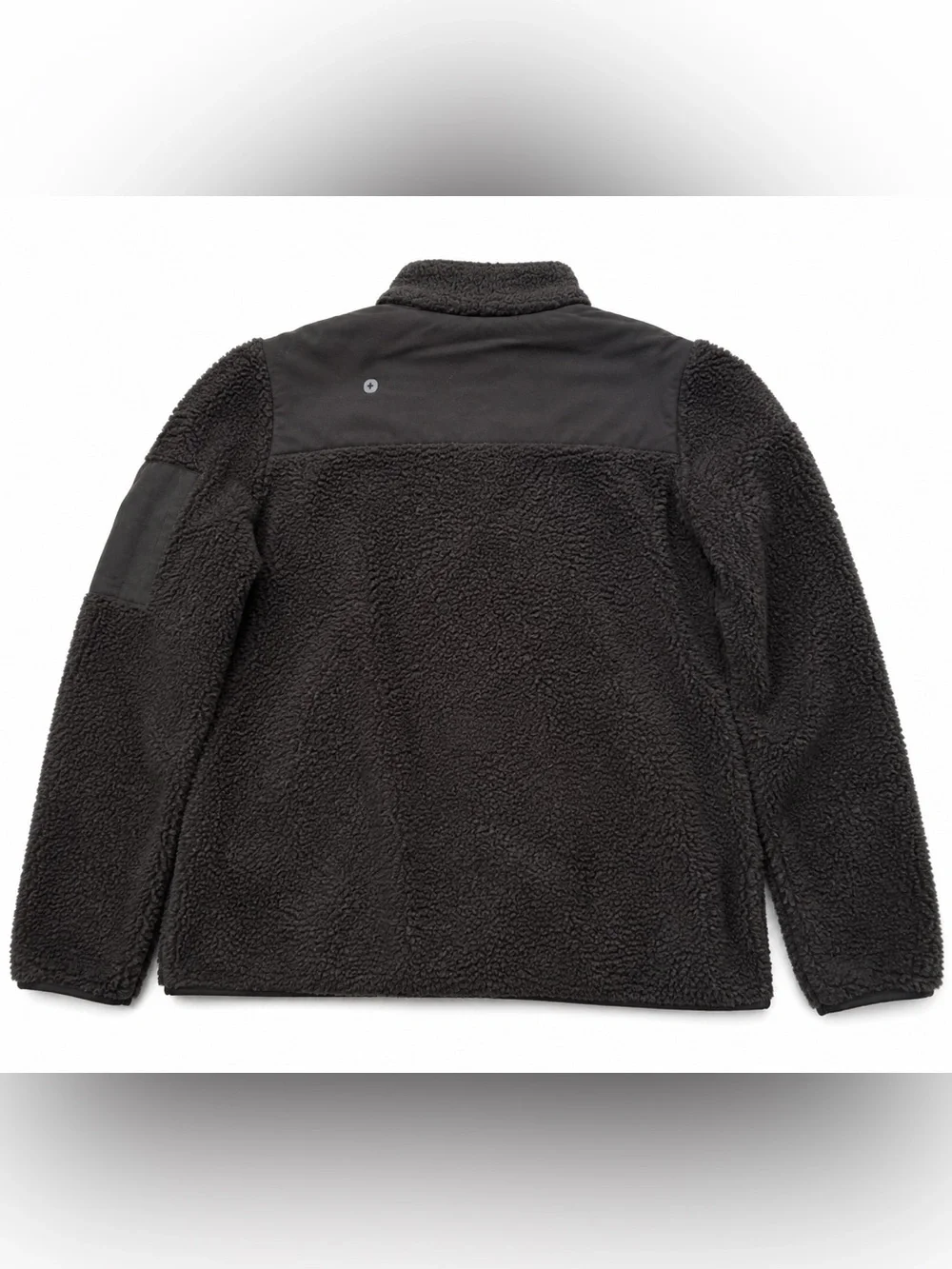 FIGS On-Shift High Pile Sherpa Jacket Black Size Medium Full Zip Fleece